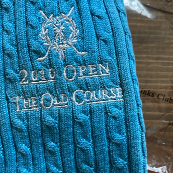 Cable knit crewneck Golf sweater vest Women’s Lg - Picture 3 of 10